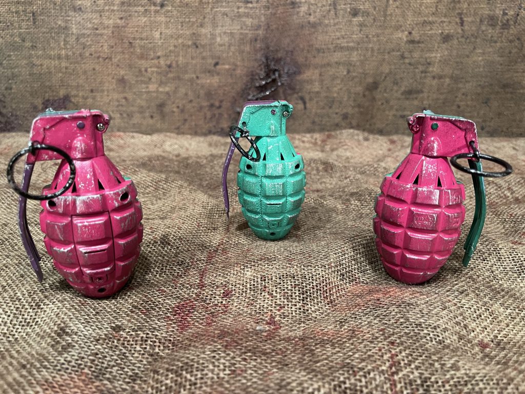 Grenade prop Custom Character Halloween Costumes ScreenReady HorrorWear