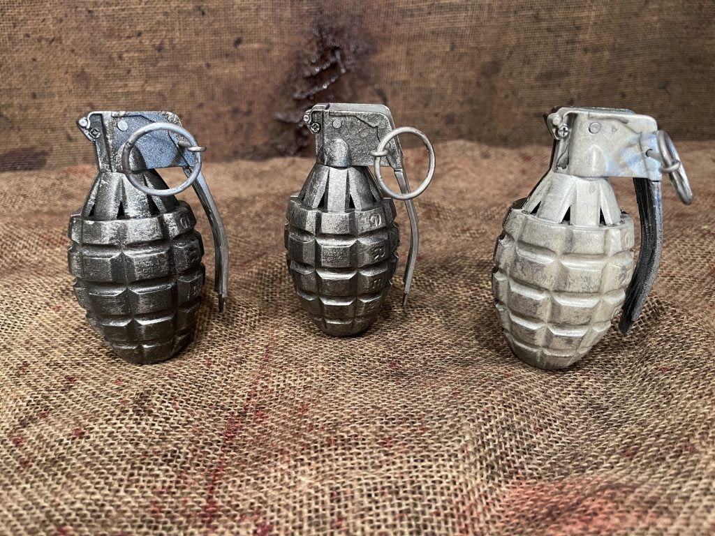 Grenade prop Custom Character Halloween Costumes ScreenReady HorrorWear